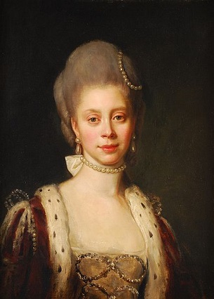 Charlotte of Mecklenburg-Strelitz, ca. 1770  (Nathaniel Dance-Holland) (1735-1811)  Location TBD  