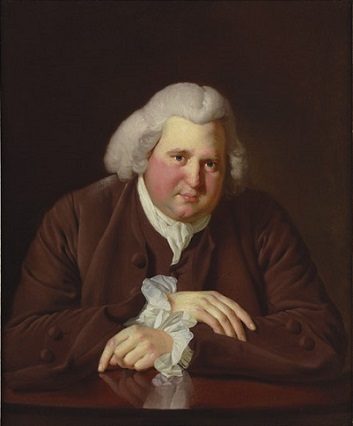 Erasmus Darwin, ca. 1770 (Joseph Wright of Derby) (1734-1797) Birmingham Museum and Art Gallery, UK  
