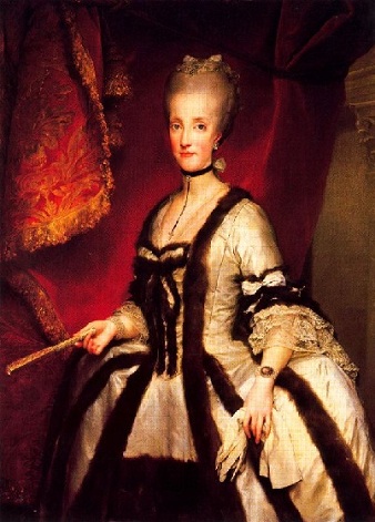 Maria Carolina of Austria, ca. 1773 (Anton Mengs) (1728-1779)   Palacio Real de Madrid    
