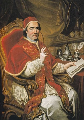 Pope Clement XIV, ca. 1773 (Unknown Artist)  Location TBD 