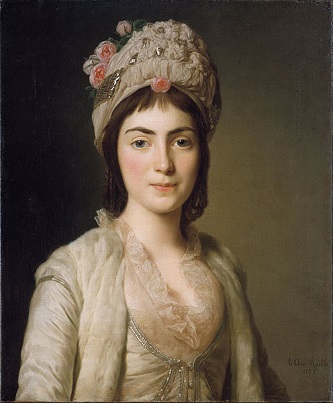 Zoie Ghika, Princess from Moldavia, 1777 (Alexander Roslin) (1718-1793)   Nationalmuseum, Stockholm,  NM6872 