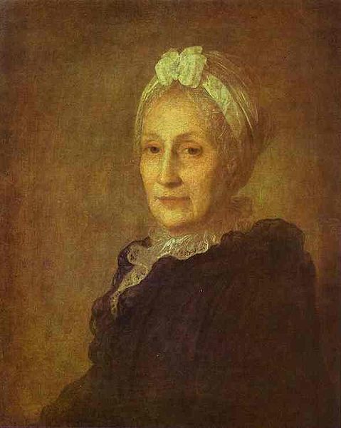 Anna Yurevna Kvashnina Samarina, ca. 1775 (Fyodor Rokotov) (1736-1809)  State Tretyakov Gallery, Moscow 
