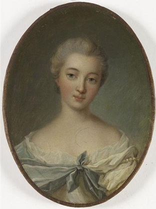 Charlotte de Rohan, Princess of Condé, 1776 (Jean-Marie Ribou) (1744-1817)   Musée Condé, Chantilly  