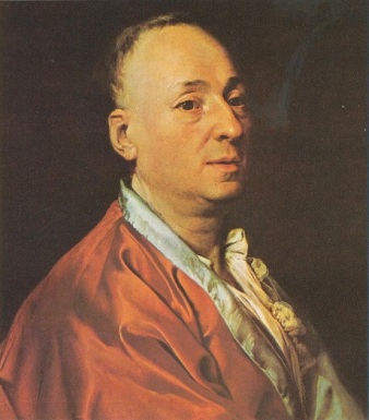 Denis Diderot, 1773 (Dmitri Levitsky) (1735-1822)  Location TBD 