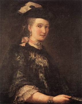 A Lady, ca. 1770 (Alessandro Longhi) (1733-1813)   Galleria degli Uffizi, Firenze  