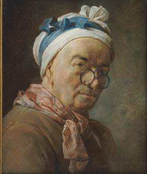 Self-Portrait, ca. 1771 (Jean-Simeon Chardin)  (1699-1779)    Musée du Louvre, Paris INV 25206