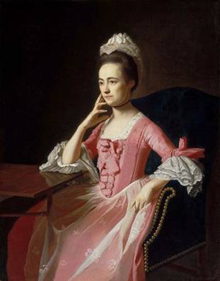 Dorothy Quincy, ca. 1772  (Mrs. John Hancock) (John Singleton Copley) (1738-1815)   Museum of Fine Arts, Boston    1975.13 
