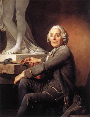 Christophe Gabriel Allegrain, 1774 (Joseph-Siffred Duplessis) (1725-1802) Musée du Louvre, Paris 