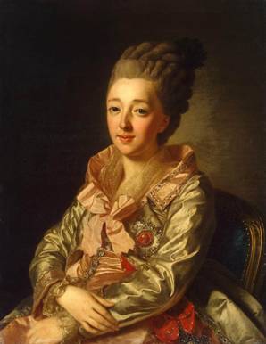 Grand Duchess Natalia Alexeyevna, ca. 1776 (Alexander Roslin) (1718-1793)  State Hermitage Museum, St. Petersburg 