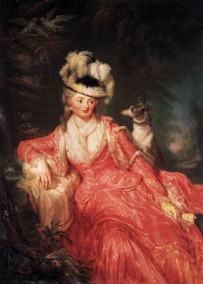 Wilhelmine Encke, Countess Lichtenau, ca. 1776  (Anna Dorothea Therbusch) (1721-1782)   Neues Palais, Potsdam 