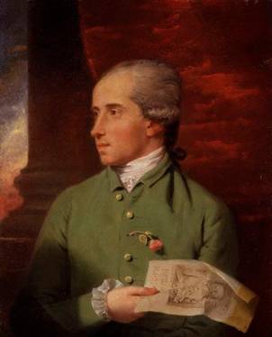 Benjamin West, ca. 1777 (John Downman) (1750-1824)   National Portrait Gallery, London    NPG 6264 