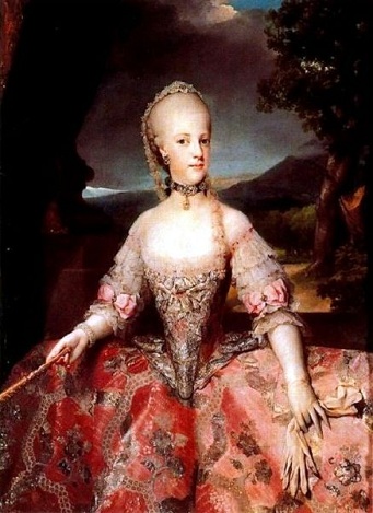 Maria Carolina of Austria, ca. 1770 (Anton Raphael Mengs) (1728-1778)  Location TBD 