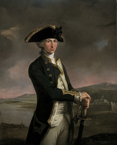 Horatio Nelson, 1781 (John Francis Rigaud) (1742-1810)  National Maritime Museum, Greenwich, UK,  BHC 2901  