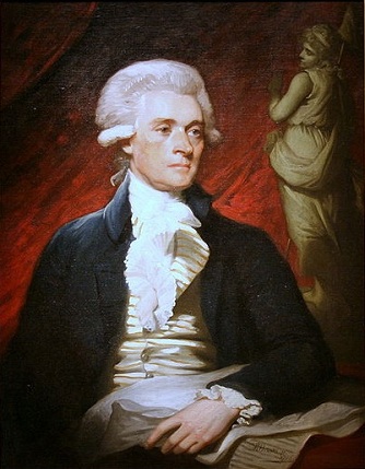Thomas Jefferson, ca. 1786 (Mather Brown) (1761-1831) Location TBD