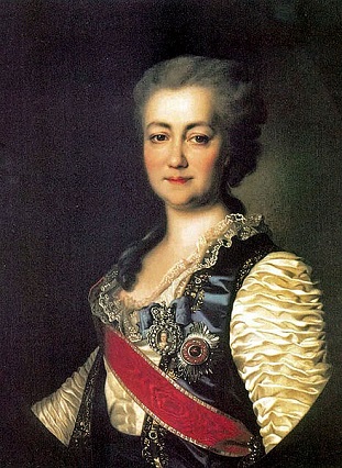 Yekaterina Vorontsova-Dashkova, 1784 (Dmitry Levitzky) (1735-1822)  Private Collection, Moscow 