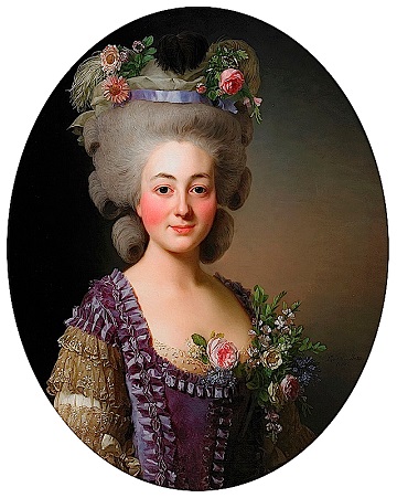 Countess de Bavière-Grosberg, 1780 (Alexander Roslin) (1718-1793)   Musée National du Château et des Trianons, Versailles  