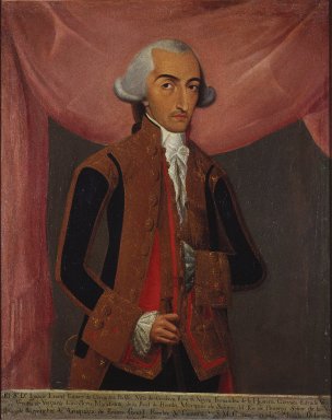 Don Ignacio Leonel Gomez Cervantes, 1788 (Unknown Mexican Artist) Brooklyn Museum, NY    52.166.6 