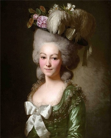 Emilie de Coutances, La Marquise de  Bec de Lièvre, 1780 (Alexander Roslin) (1718-1793)    Location TBD  