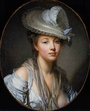 A Young Woman, “The White Hat”, ca. 1780  (Jean-Baptiste Greuze) (1725-1805)   Museum of Fine Arts, Boston    1975.808 