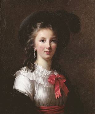 Self-Portrait at 27 years old, 1782 (Elizabeth Louise Vigee-Lebrun) (1755-1842)  Location TBD