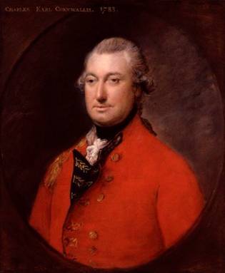 Charles Cornwallis, 1st Marquess Cornwallis, ca. 1783  (Thomas Gainsborough) (1727-1788)   National Portrait Gallery, London    NPG 281 