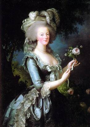 Marie Antoinette, 1783  (Élisabeth Louise Vigée Le Brun) (1755-1842) Location TBD   Versailles? 
