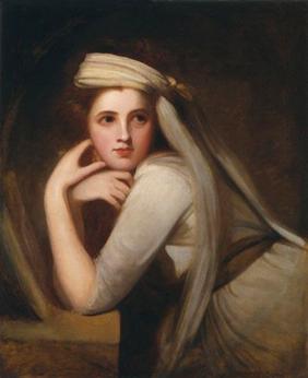 Emma, Lady Hamilton, ca. 1785  (George Romney) (1734-1802)   National Portrait Gallery, London    NPG 294