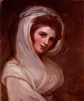 Emma, Lady Hamilton, ca. 1785  (George Romney) (1734-1802)    National Portrait Gallery, London    NPG 4448