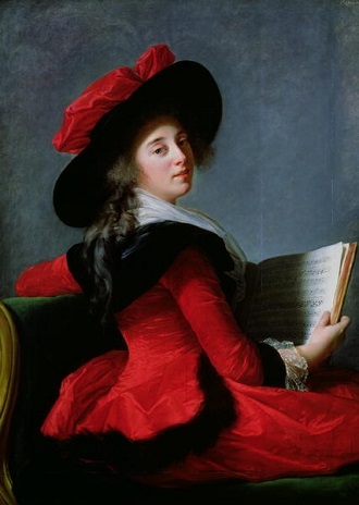 La Baronne de Crussol, 1785 (Elisabeth Louise Vigée Lebrun) (1755-1842)   Location TBD 