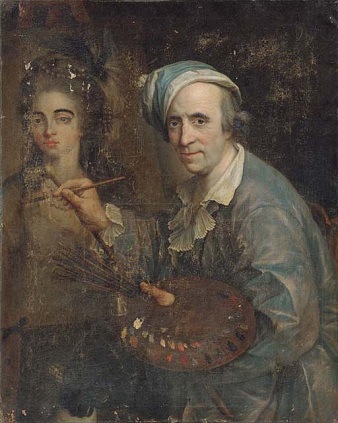 Self-Portrait, ca. 1780 (circle of Johann Heinrich Tischbein) (1722-1789)  Christies Auction, Sale 5512, Lot 87 