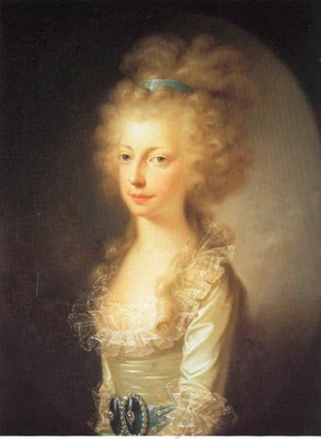 Marie Clementina, Archduchess of Austria, 1796 (Jospeh Hickel) (1736-1807)  Reggia di Caserta, Campania 