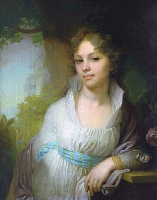 Maria Ivanovna Lopukhina, 1797 (Vladimir Lukich Borovikovkiy) (1757-1825) State Tretyakov Gallery, Moscow 