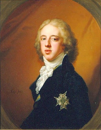 Gustav IV Adolf, King of Sweden, ca. 1796 (Johann Baptist von Lampi the Elder) (1751-1830)   Location TBD  
