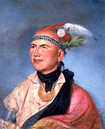 Thayendanegea (Joseph Brant), 1797 (Charles Willson Peale) (1741-1827)   Independence National Historical Park, Philadelphia, PA