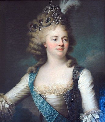 Maria Fedorovna, ca. 1790 (Jean-Louis Voille) (1744-1803) Mikhailovsky Castle, St. Petersburg, Russia   