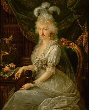 Princess Luisa of Naples and Sicily, 1797 (Joseph Dorffmeister) (1764-1814)   Location TBD 