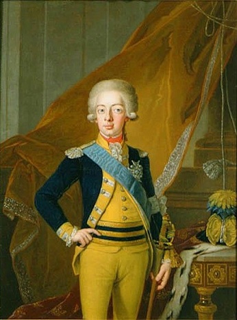 Gustav IV Adolf, King of Sweden, 1793 (Per Krafft the Elder) (1724-1793)   Nationalmuseum, Stockholm,  NMGrh 409  