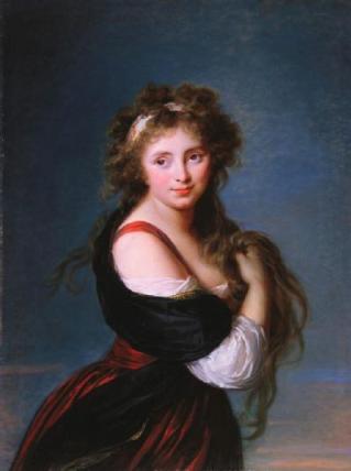 Hyacinthe Gabrielle Roland, Marchioness Wellesley, 1791 (Élisabeth Louise Vigée Lebrun) (1755-1842) San Francisco  Museums of Fine Arts 1991.29   