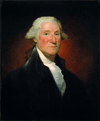 George Washington, ca. 1795  (Gilbert Stuart)  “Vaughan Group” (1755-1828)   National Gallery of Art, Washington  D.C. 1942.8.27