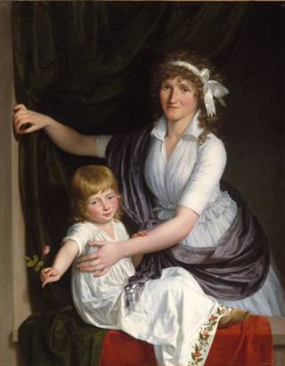 A Woman and Child, ca. 1795-1798 (Unknown French Artist)  The Metropolitan Museum of Art, New York, NY    1983.264    