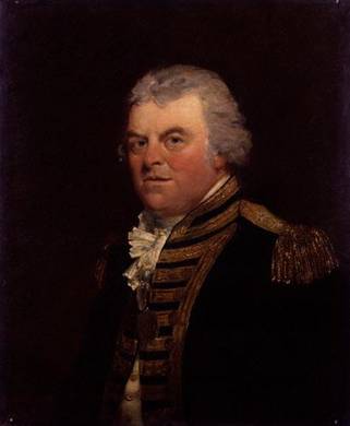 Alan Gardner, 1st Baron Gardner, ca. 1799 (Theophilus Clarke) (1773-1832)    National Portrait Gallery, London    NPG 2103   
