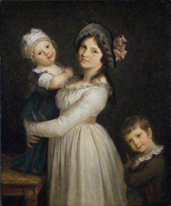 Madame George Anthony with children, 1795 (Pierre Paul Prudhon) (1758-1823)  Musée des Beaux-Arts de Lyon  B493 