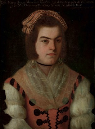 María Ignacia Moreno Barrios, 1792 (José de Alcíbar) (ca. 1730-1803)  Christies Fine Art Auction, Sale 2710, Lot 56