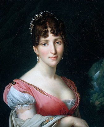 Hortense de Beauharnais, Queen consort of Holland, ca. 1807 (Anne-Louis Girodet) (1767-1824)  Rijksmuseum Amsterdam, SK-A-4943  