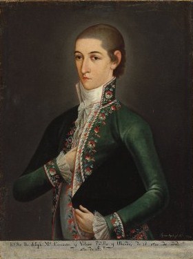 Don Jose Maria Gomez de Cervantes y Altamirano de Velasco, 1802 (Ignacio Ayala) (1786-1856) Brooklyn Museum, New York 52.166.7 