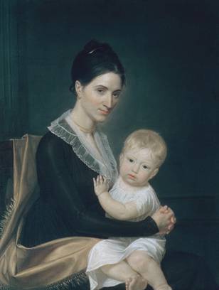 Mrs. Marinus Willett and son, ca. 1802 (John Vanderlyn) (1775-1852)    The Metropolitan Museum of Art, New York, NY     17.87.2 