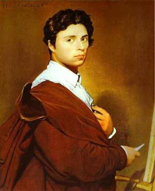 Self-Portrait at 24 years old, ca. 1804 (Jean-Auguste-Dominique Ingres) (1780-1867)  Location TBD