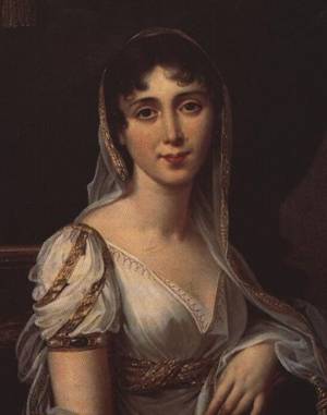 Désirée Clary, future Queen Consort of Sweden ca. 1807 (Robert Lefèvre) (1755-1830) Drottningholms slott, Sverige 