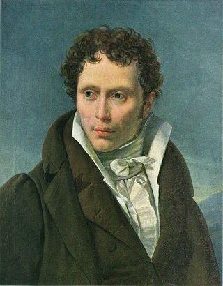 Arthur Schopenhauer, 1815 (Ludwig Sigismund Ruhl) (1794-1887)   Univeritäts Bibliothek Frankfurt am Main 