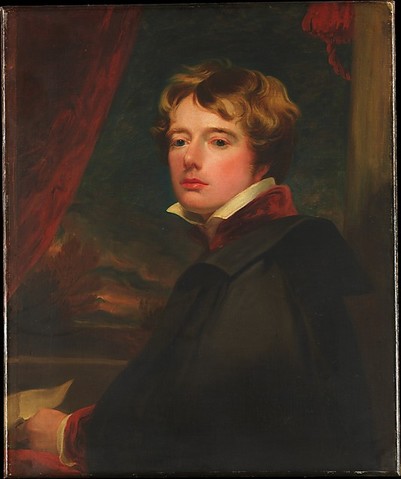 Self-Portrait ca 1815 by George Henry Harlow 1787-1819 Metropolitan Museum of Art NYC 95.27.2